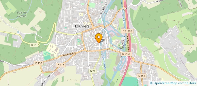 localisation de l'entreprise ACIMA DISTRIBUTION à LOUVIERS