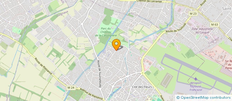 localisation de l'entreprise ACIMMO  CUGNAUX