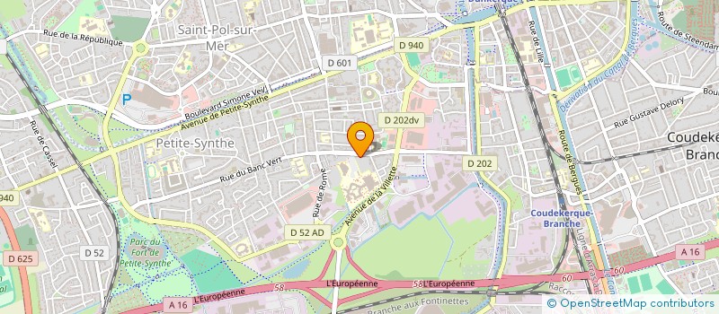 localisation de l'entreprise ACIMMO à DUNKERQUE