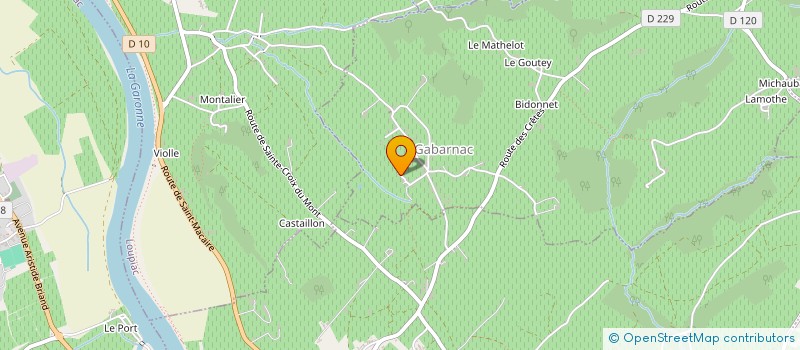 localisation de l'entreprise ACIMMO  GABARNAC