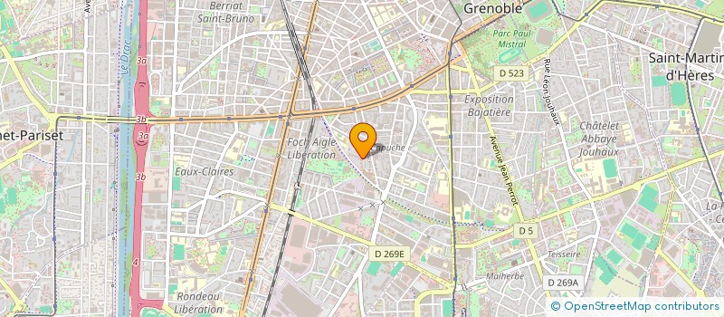 localisation de l'entreprise ACINA à GRENOBLE
