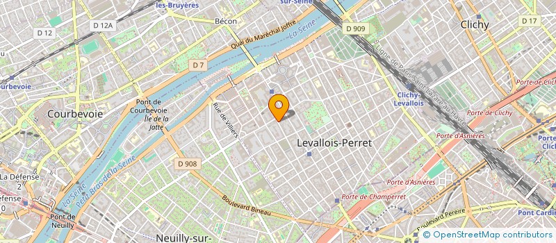 localisation de l'entreprise ACINONIX à LEVALLOIS-PERRET