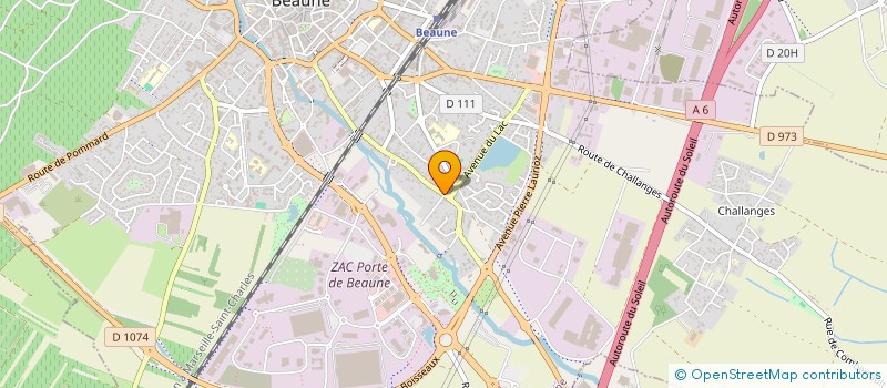 localisation de l'entreprise ACINTECH à BEAUNE