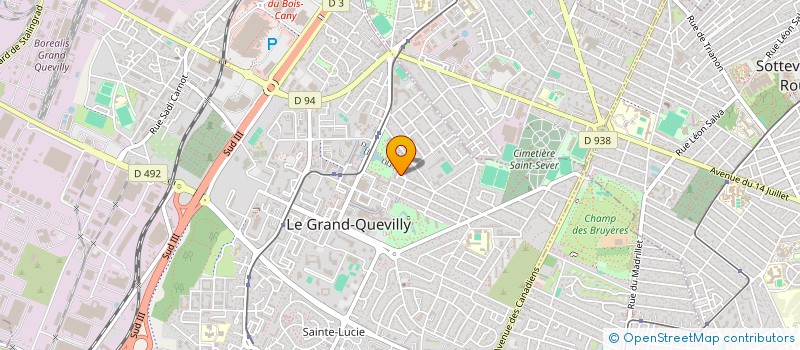 localisation de l'entreprise ACIP  LE GRAND-QUEVILLY