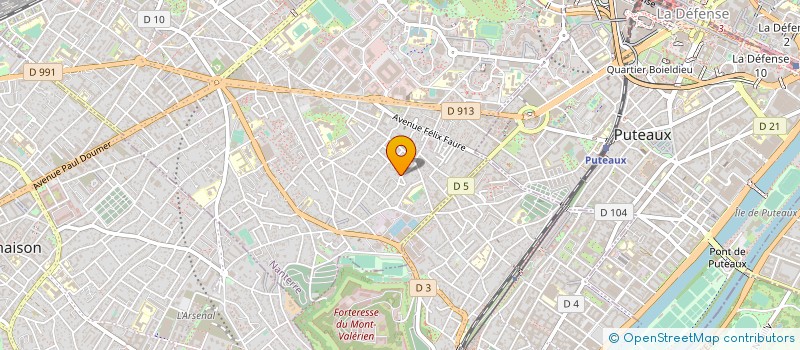 localisation de l'entreprise ACIPE à NANTERRE