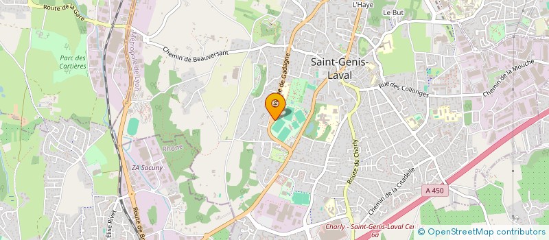 localisation de l'entreprise ACIRA : LES AMIS DU CIRA à SAINT-GENIS-LAVAL