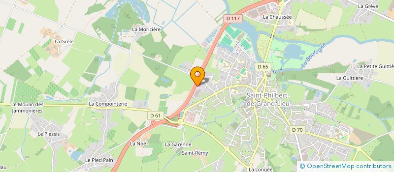 localisation de l'entreprise ACIS(AQUA CONSULT INDUSTRIE SERVICES) à SAINT-PHILBERT-DE-GRAND-LIEU