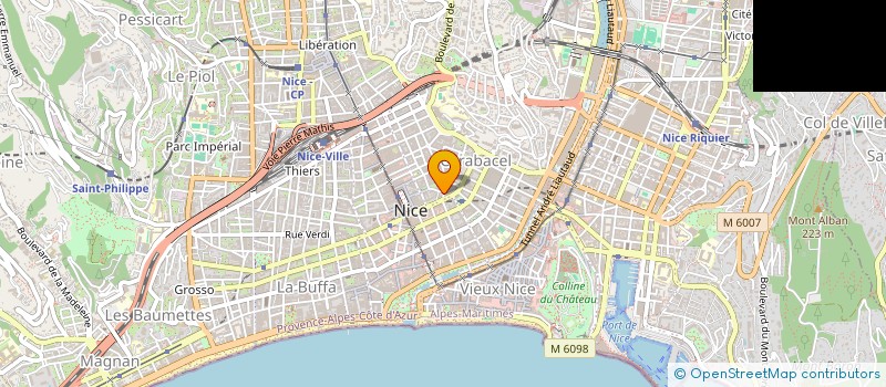 localisation de l'entreprise ACIS PRODUCTIONS SARL à NICE