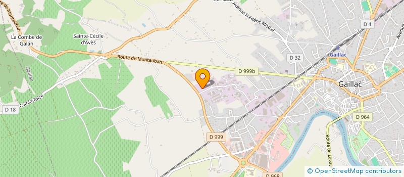localisation de l'entreprise ACISP'SANTE à GAILLAC