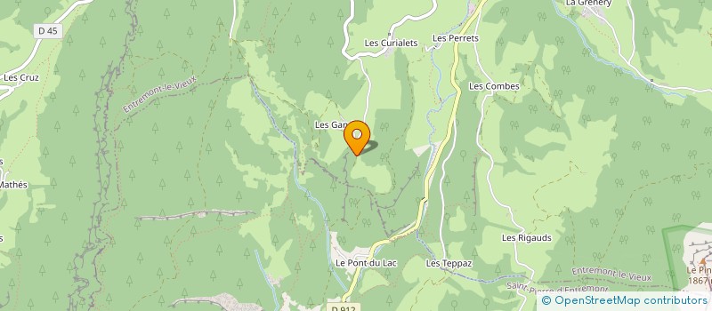 localisation de l'entreprise ACITES  SAINT PIERRE D'ENTREMONT