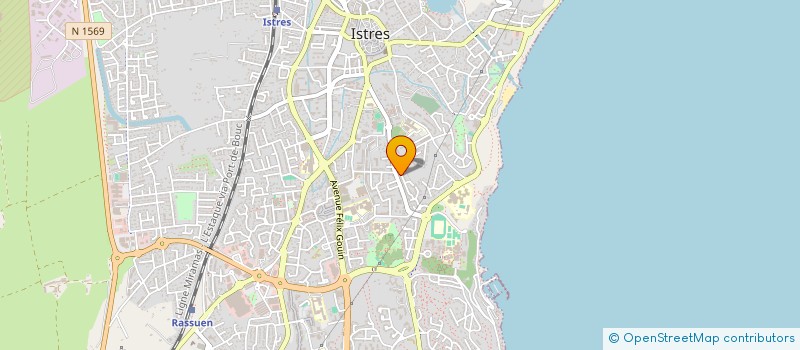 localisation de l'entreprise ACJ à ISTRES