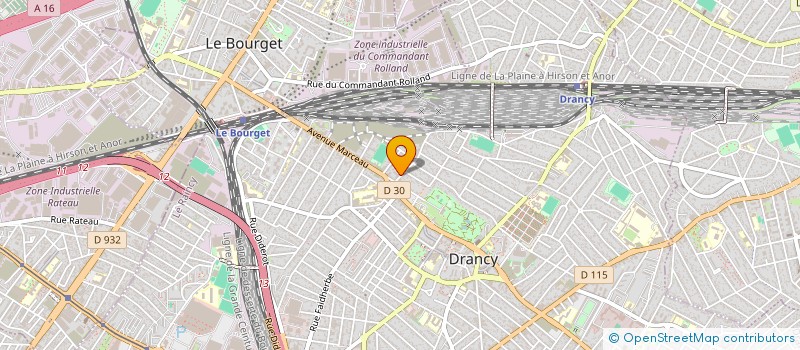 localisation de l'entreprise ACJ à DRANCY