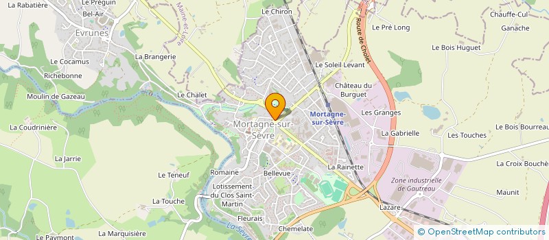 localisation de l'entreprise ACJ à MORTAGNE-SUR-SEVRE