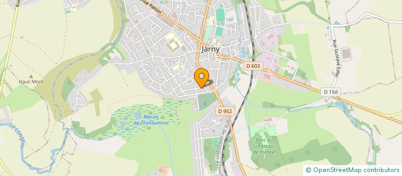 localisation de l'entreprise ACJ  JARNY