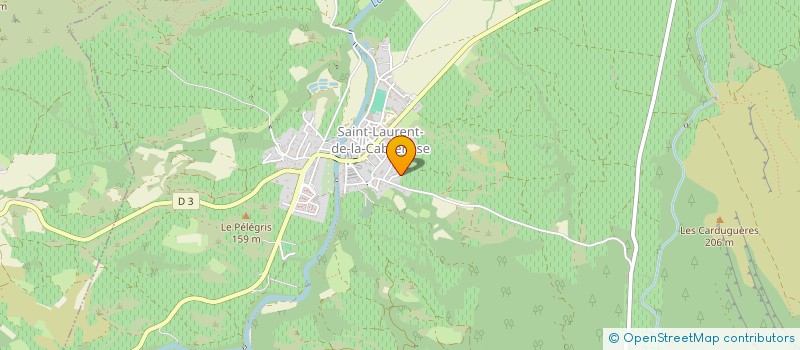 localisation de l'entreprise ACJ CHARIER  SAINT-LAURENT-DE-LA-CABRERISSE