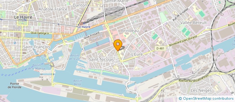 localisation de l'entreprise ACJ CHIRURGIE GYNECOLOGIQUE-OBSTETRIQUE à LE HAVRE