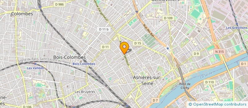 localisation de l'entreprise ACJB à ASNIERES-SUR-SEINE