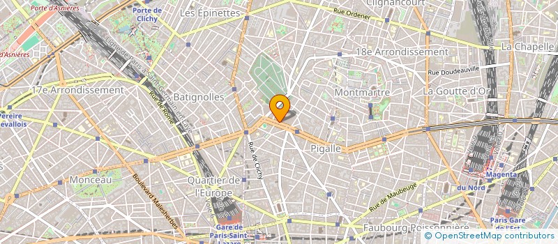 localisation de l'entreprise ACJB MOLESME  PARIS