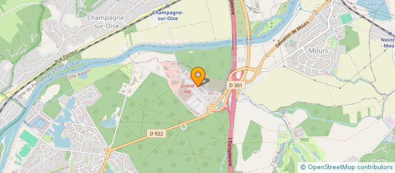 localisation de l'entreprise ACJC à L'ISLE-ADAM