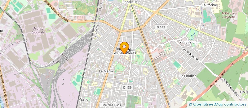 localisation de l'entreprise ACJCM (ASSOCIATION CULTURELLE JEUNESSE CANON DU MANS) à LE MANS