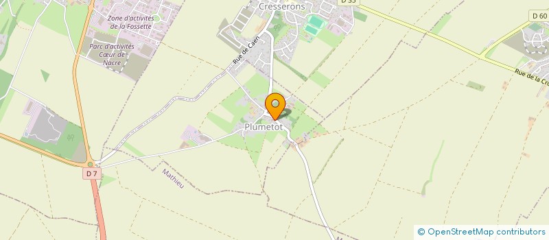 localisation de l'entreprise ACJH IMMO  DOUVRES-LA-DELIVRANDE