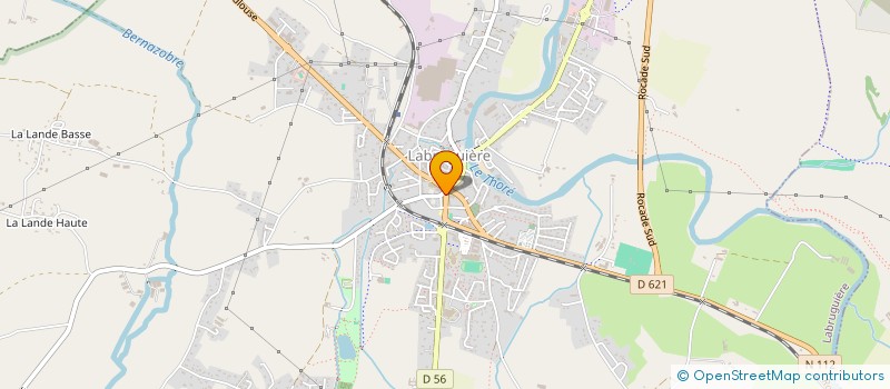 localisation de l'entreprise ACJM IMMOBILIER  LABRUGUIERE