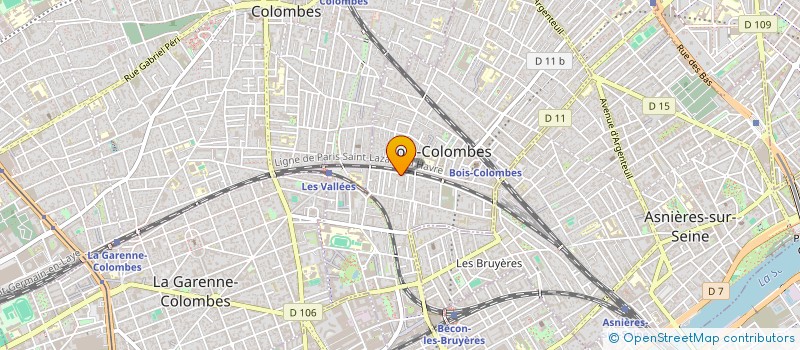 localisation de l'entreprise ACJM JEUMONT à BOIS-COLOMBES