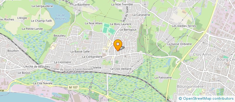 localisation de l'entreprise ACJR  COUERON