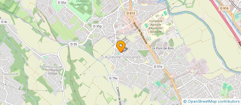 localisation de l'entreprise ACJR  AUZEVILLE-TOLOSANE