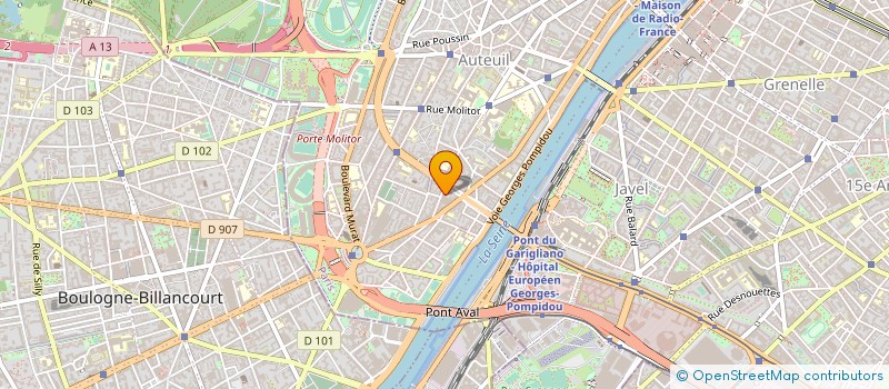 localisation de l'entreprise ACK à PARIS