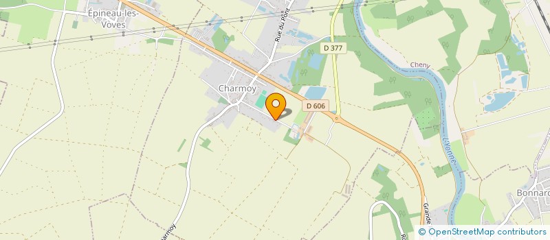localisation de l'entreprise ACK à CHARMOY