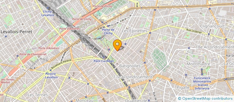 localisation de l'entreprise ACK  PARIS