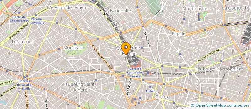 localisation de l'entreprise ACK  PARIS