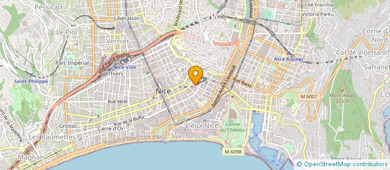 localisation de l'entreprise ACK à NICE