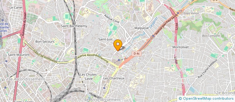 localisation de l'entreprise ACK à MARSEILLE