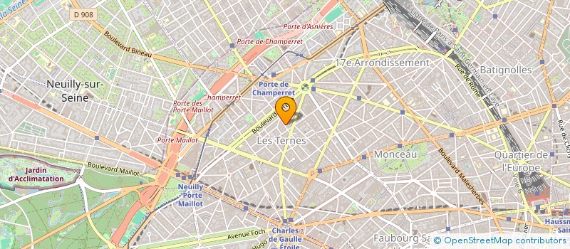 localisation de l'entreprise ACK HOLDING  COLOMBES