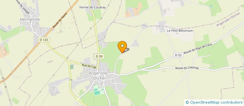 localisation de l'entreprise ACK SOFT à ANGERVILLE-L'ORCHER