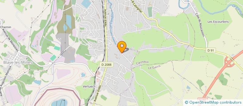 localisation de l'entreprise ACKAR BARBARIAN  SAINT-BENOIT-DE-CARMAUX