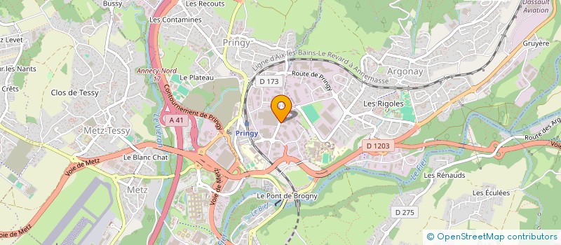 localisation de l'entreprise ACKBAR  ANNECY