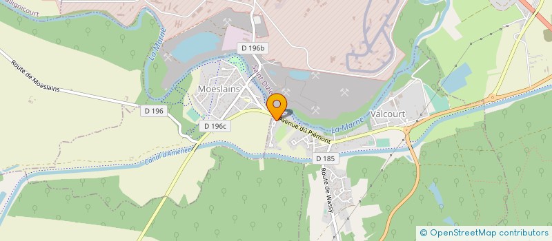 localisation de l'entreprise ACKERER BRICE à VALCOURT