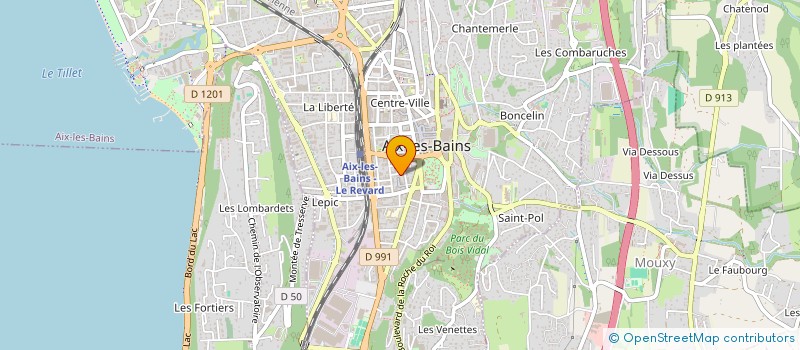 localisation de l'entreprise ACKERMANN à AIX-LES-BAINS