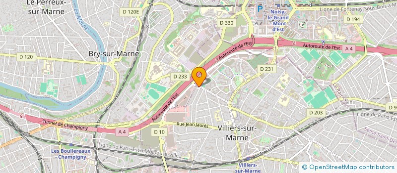 localisation de l'entreprise ACKERP à VILLIERS-SUR-MARNE