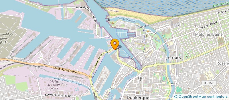 localisation de l'entreprise ACKET PECHES à DUNKERQUE