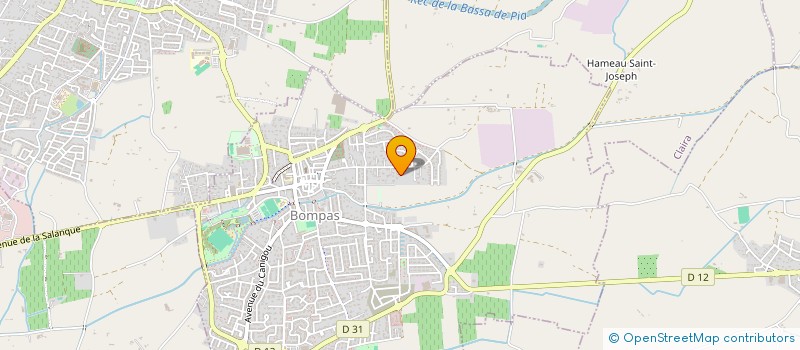 localisation de l'entreprise ACKNOWLEDGE US  BOMPAS