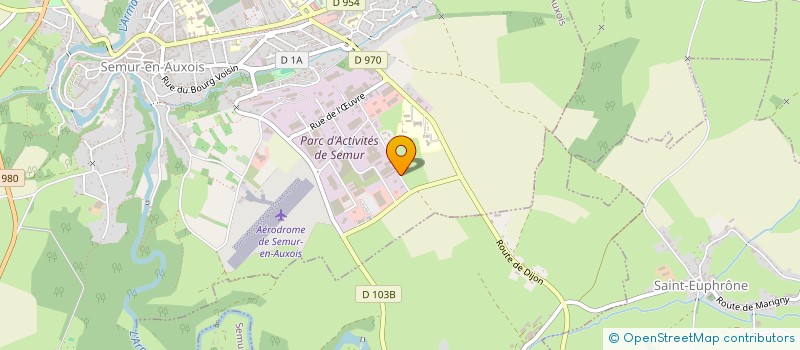 localisation de l'entreprise ACKOR  SEMUR-EN-AUXOIS