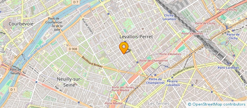 localisation de l'entreprise ACKR à LEVALLOIS-PERRET