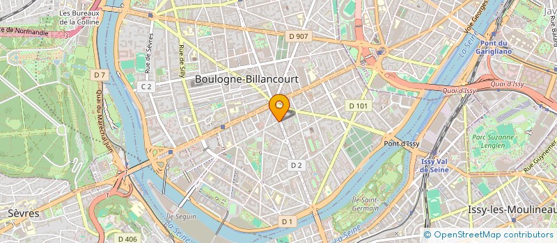 localisation de l'entreprise ACKS à BOULOGNE-BILLANCOURT
