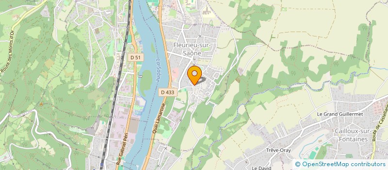 localisation de l'entreprise ACKSTAR  FLEURIEU-SUR-SAONE