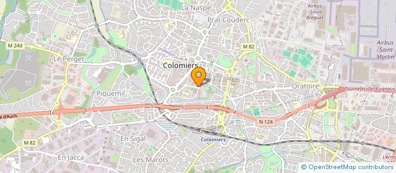 localisation de l'entreprise ACKTIV'SERVICES à COLOMIERS