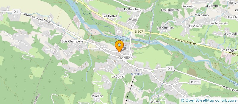 localisation de l'entreprise ACL 2.5  MORILLON